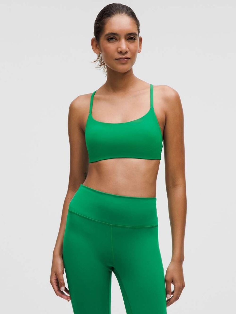 lululemon Wunder Train Strappy Racer Bra (Raceway Green) - Size 6 C/D Cup